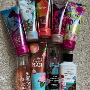 Bath and Body Works Body Creams and Fragrance Mists